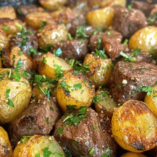 When it comes to quick, delicious meals that can satisfy even the most discerning palates, the Sizzling Garlic Butter Steak & Potatoes Skillet stands out as a top contender. This dish is not just a meal; it's an experience—combining the rich flavors of succulent steak with the comforting heartiness of tender baby potatoes, all elevated by the aromatic essence of garlic and fresh herbs. In a world where time is often scarce, this recipe shines by delivering a gourmet dining experience that can be prepared in less than an hour.