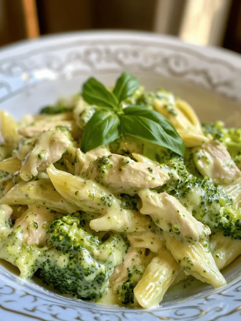 In the bustling world of weeknight dinners, finding a recipe that is both quick to prepare and satisfying can feel like a challenge. Enter the creamy broccoli and chicken penne—a dish that combines tender penne pasta, juicy chicken breast, and vibrant broccoli florets, all enveloped in a rich and creamy sauce. Perfect for families and busy professionals alike, this recipe not only delights the palate but also packs in nutrition. Let’s explore how to create this comforting meal from scratch, ensuring that every bite is bursting with flavor.