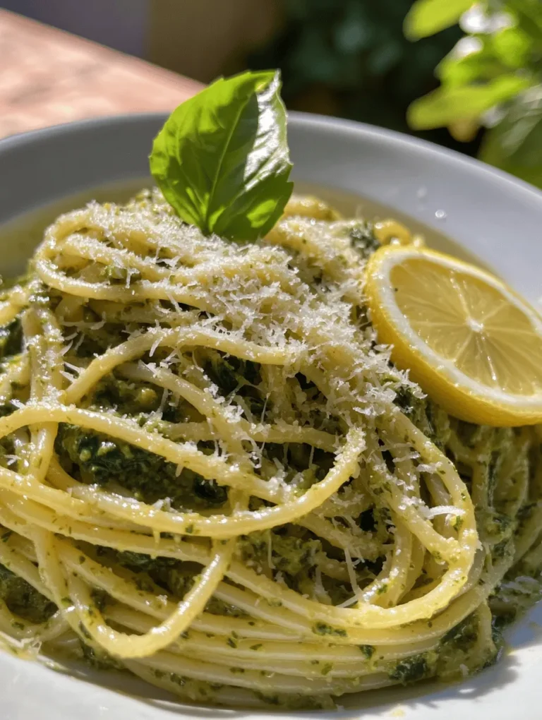 In the world of culinary delights, pasta holds a special place in the hearts of many. Among the countless variations, Zesty Lemon Spinach Pasta stands out as a refreshing, vibrant dish that perfectly marries the tang of lemon with the earthy richness of spinach. This combination not only tantalizes the taste buds but also offers a nutritious meal option that is ideal for any occasion—be it a quick weeknight dinner or a light, satisfying lunch.