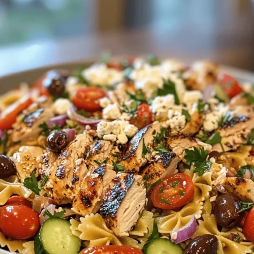 To create an unforgettable Mediterranean Chicken Pasta Salad, it’s essential to understand the key ingredients that contribute to the dish’s flavor and nutritional profile. Here’s a closer look at what makes this salad so special.