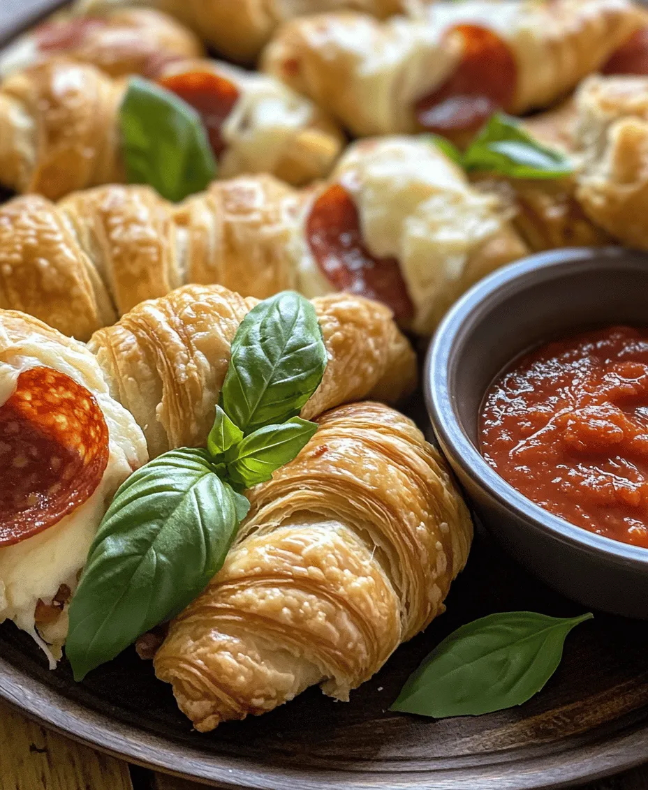At the heart of Mozzarella Pepperoni Croissant Rolls are two iconic ingredients: mozzarella and pepperoni. Mozzarella cheese, with its rich, creamy texture and mild flavor, has been a staple in Italian cuisine for centuries. It is often associated with traditional pizza, where its melting qualities create that perfect gooey layer atop a crispy crust. When combined with pepperoni, a beloved cured sausage that brings a spicy, savory kick, the flavors become a harmonious celebration of Italian culinary traditions.