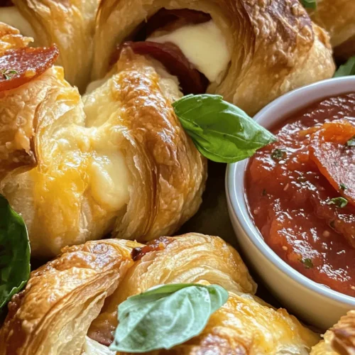 At the heart of Mozzarella Pepperoni Croissant Rolls are two iconic ingredients: mozzarella and pepperoni. Mozzarella cheese, with its rich, creamy texture and mild flavor, has been a staple in Italian cuisine for centuries. It is often associated with traditional pizza, where its melting qualities create that perfect gooey layer atop a crispy crust. When combined with pepperoni, a beloved cured sausage that brings a spicy, savory kick, the flavors become a harmonious celebration of Italian culinary traditions.