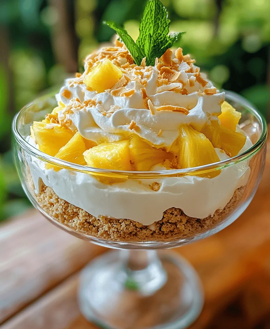 As the warm sun beckons us outdoors, the allure of no-bake desserts rises to new heights. These sweet creations have gained immense popularity, especially during the summer months when turning on the oven feels less than appealing. Among the myriad of no-bake options, the Tropical Paradise No Bake Pineapple Cream Dessert stands out as a vibrant and refreshing choice. Its light, creamy texture and bold tropical flavors make it a delightful addition to any gathering, whether it’s a backyard barbecue, a family picnic, or a simple weeknight dinner.
