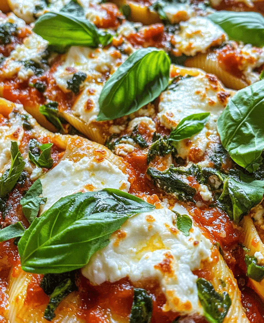 When it comes to comfort food, few dishes can rival the heartwarming allure of stuffed pasta shells. These delightful creations, typically filled with savory mixtures and baked in a rich sauce, have garnered a reputation for being not just delicious but also incredibly satisfying. Among the myriad of fillings available, a combination of spinach and ricotta stands out for its balance of health and flavor, making it a perfect option for family dinners or meal prep. This recipe for Easy Spinach and Ricotta Stuffed Shells is designed to cater to both novice cooks and seasoned chefs alike, demonstrating that creating a wholesome and indulgent meal doesn't have to be complicated.