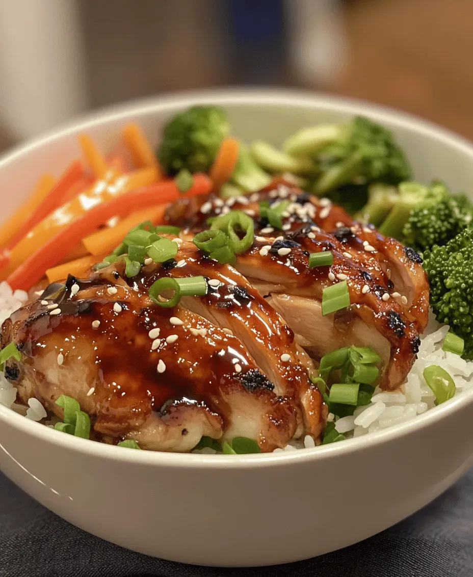 The Teriyaki Chicken Rice Bowl is a beloved dish that has made its way into the hearts and homes of many across the globe. With its vibrant flavors and enticing aroma, this dish brings a delightful taste of Japanese cuisine right to your kitchen. The combination of tender chicken coated in a luscious, sweet-savory glaze served over a bed of fluffy rice creates a satisfying meal that is perfect for a busy weeknight dinner or a festive family gathering.