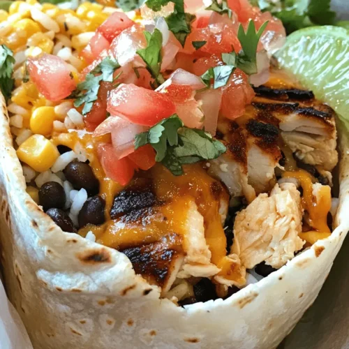 In the bustling world of quick and satisfying meals, few dishes can rival the Easy Chipotle Ranch Grilled Chicken Burrito. This delightful recipe is perfect for busy weeknights, weekend gatherings, or even meal prep for the week ahead. Imagine succulent grilled chicken marinated in a zesty chipotle ranch dressing, combined with wholesome ingredients like fluffy rice, hearty black beans, and a medley of fresh vegetables, all wrapped snugly in a soft flour tortilla. It's a meal that not only tantalizes the taste buds but also offers a rainbow of textures and flavors.