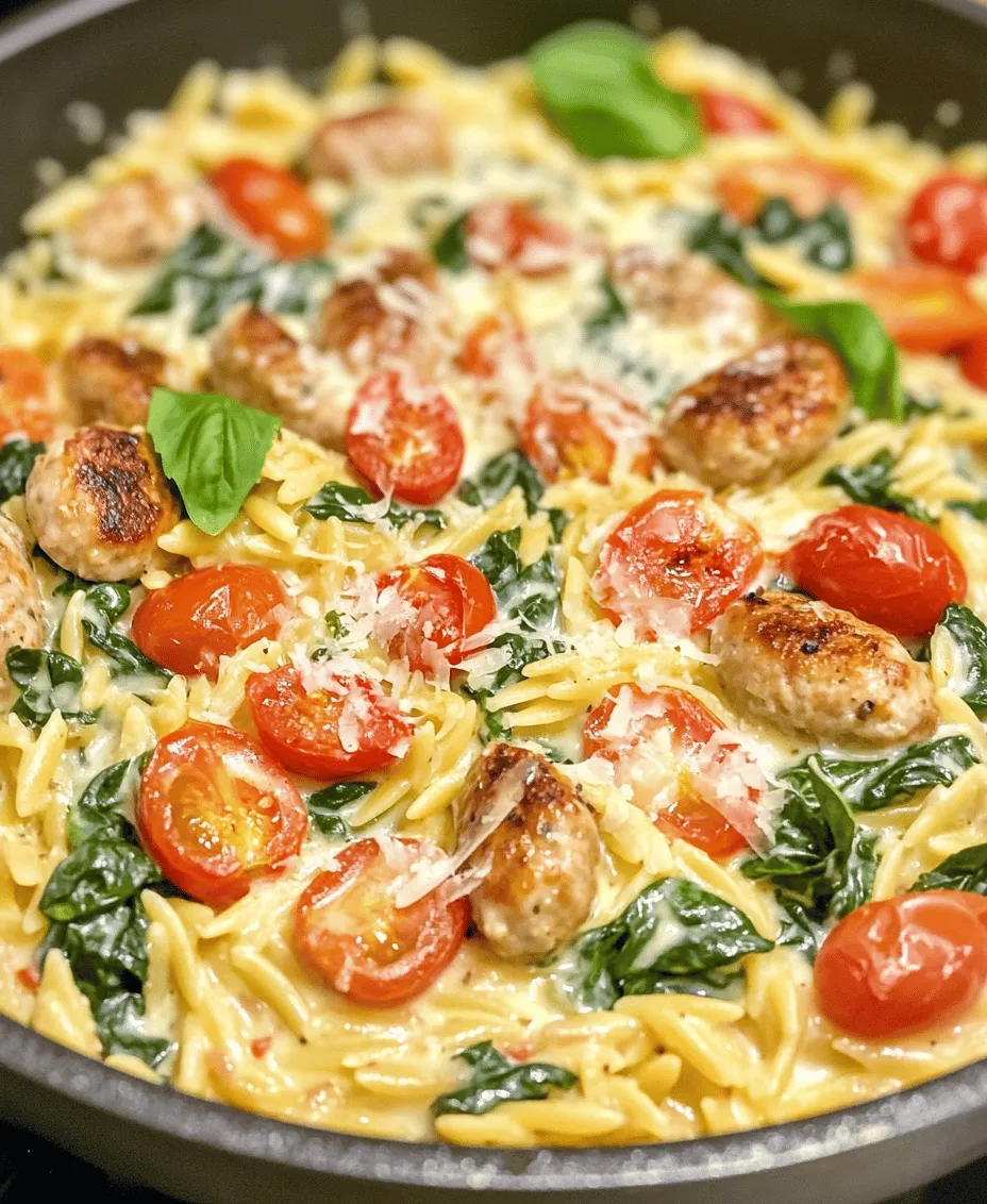In the hustle and bustle of modern life, home cooks are increasingly turning to the convenience and simplicity of one-pan meals. These dishes not only save time but also minimize cleanup, making them a go-to solution for busy weeknights or casual gatherings. If you find yourself juggling work, family, and social commitments, the right recipe can make all the difference—and what better option than a creamy, delicious dish that comes together effortlessly? Enter the Creamy Chicken Sausage Orzo Skillet, a delightful medley of flavors and textures that offers a satisfying meal without the fuss.