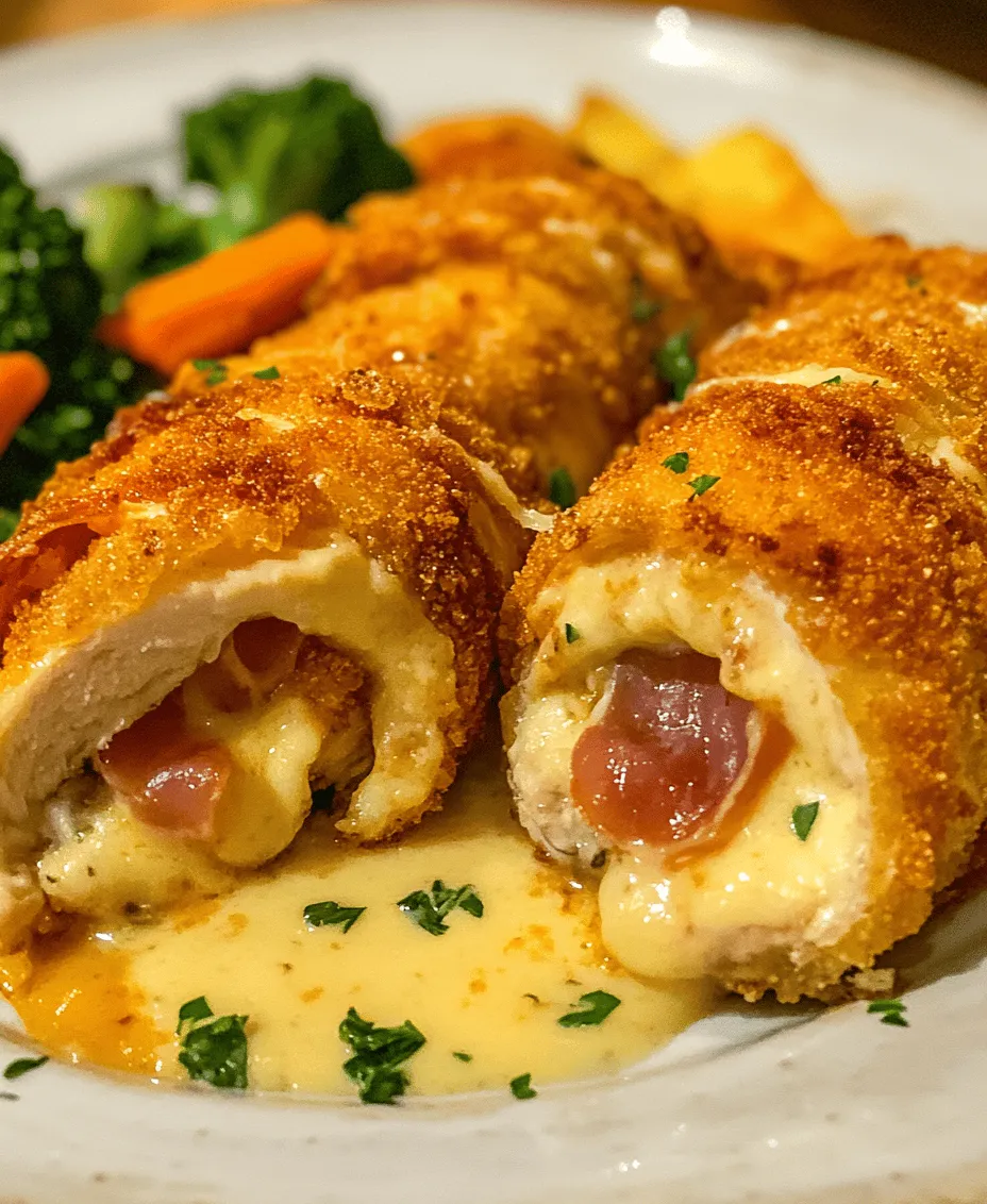 Chicken Cordon Bleu is more than just a dish; it’s a culinary classic that combines the delightful flavors of tender chicken, savory ham, and creamy cheese into a beautifully presented meal. Originating from Switzerland, the term 