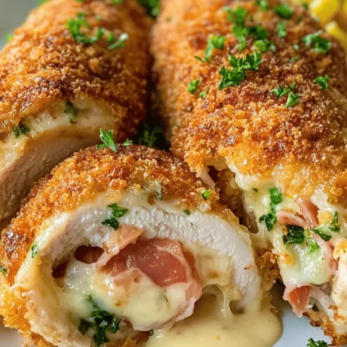 Chicken Cordon Bleu is more than just a dish; it’s a culinary classic that combines the delightful flavors of tender chicken, savory ham, and creamy cheese into a beautifully presented meal. Originating from Switzerland, the term "Cordon Bleu" translates to "blue ribbon," often associated with exceptional quality in cooking. This dish has garnered popularity worldwide, becoming a staple on restaurant menus and a favored choice for home cooks looking to impress family and guests alike.
