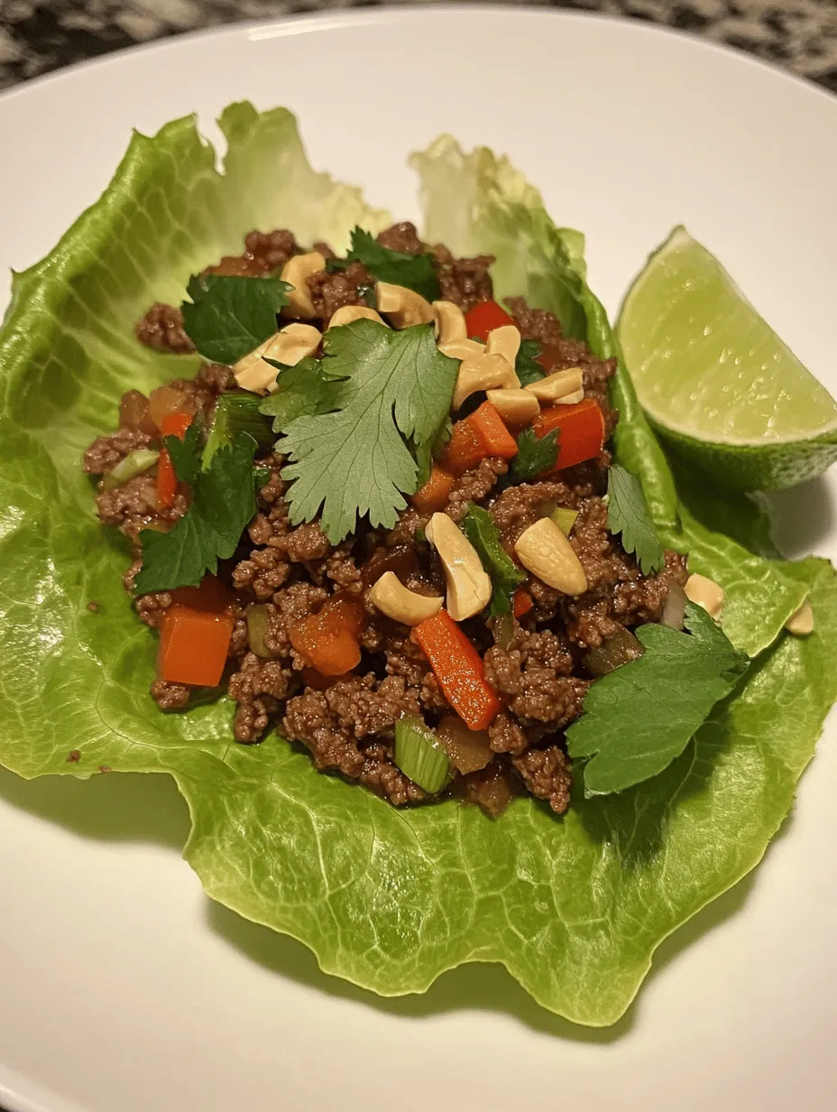 Explore the delightful world of Asian cuisine with this easy-to-follow recipe for Asian-Style Ground Beef Lettuce Wraps. This dish is a perfect way to enjoy a quick weeknight dinner or serve as a fun and interactive appetizer at gatherings. With its combination of savory flavors and a refreshing crunch, these wraps are not only satisfying but also visually appealing. In this article, we will delve into the ingredients, step-by-step instructions, nutritional benefits, and variations to suit your taste preferences. Whether you're a seasoned cook or a culinary novice, this recipe will inspire you to create a dish that's both delicious and engaging.