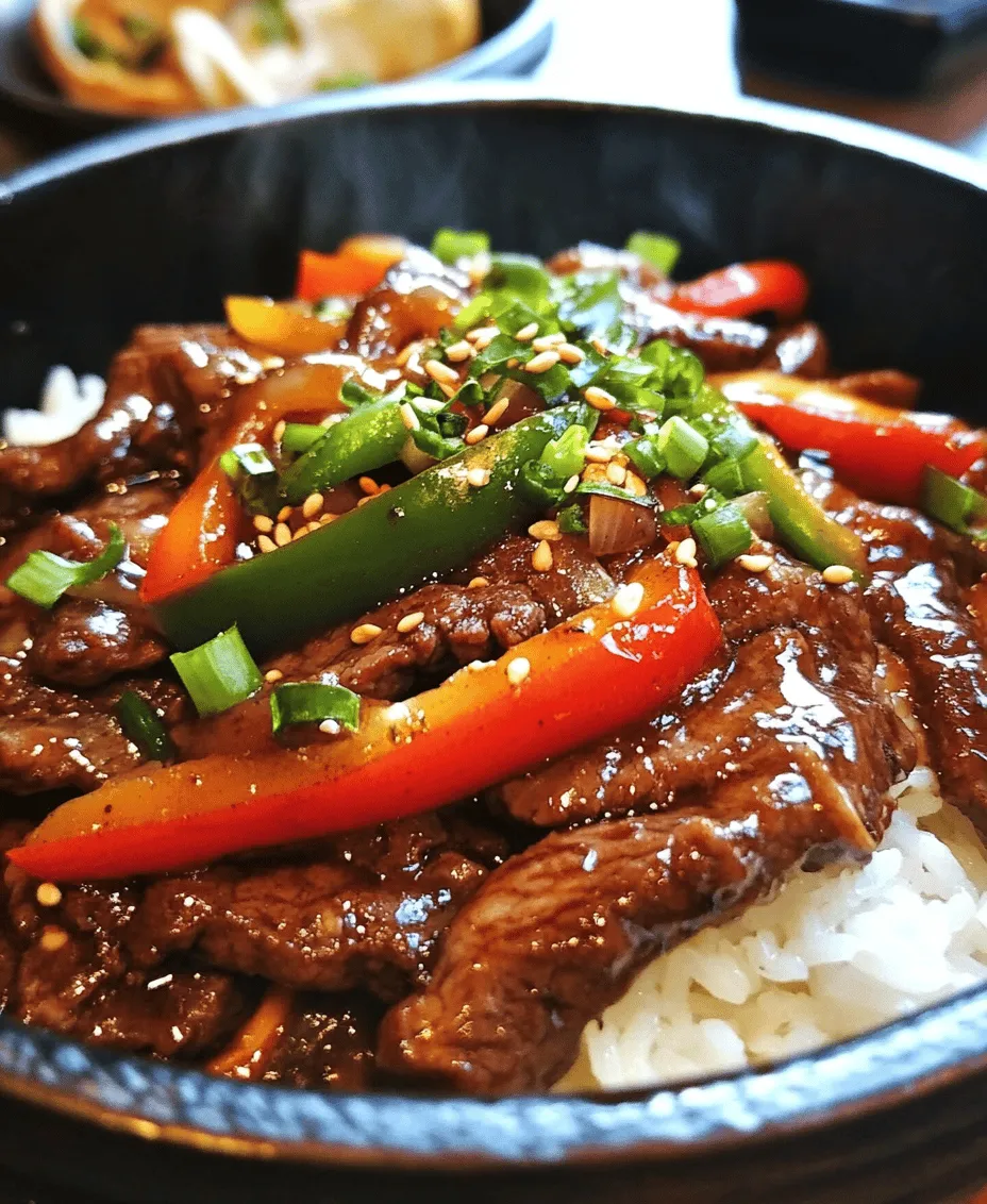 If you're on the hunt for a dish that perfectly balances quick preparation with rich, savory flavors, look no further than Sizzling Beef with Savory Oyster Sauce. This delectable recipe embodies the essence of Asian cuisine, combining tender beef sirloin with colorful vegetables and a luscious oyster sauce that will tantalize your taste buds. Ideal for busy weeknights or impressing guests at a dinner party, this dish not only delivers on taste but also on nutritional value, making it a well-rounded meal.