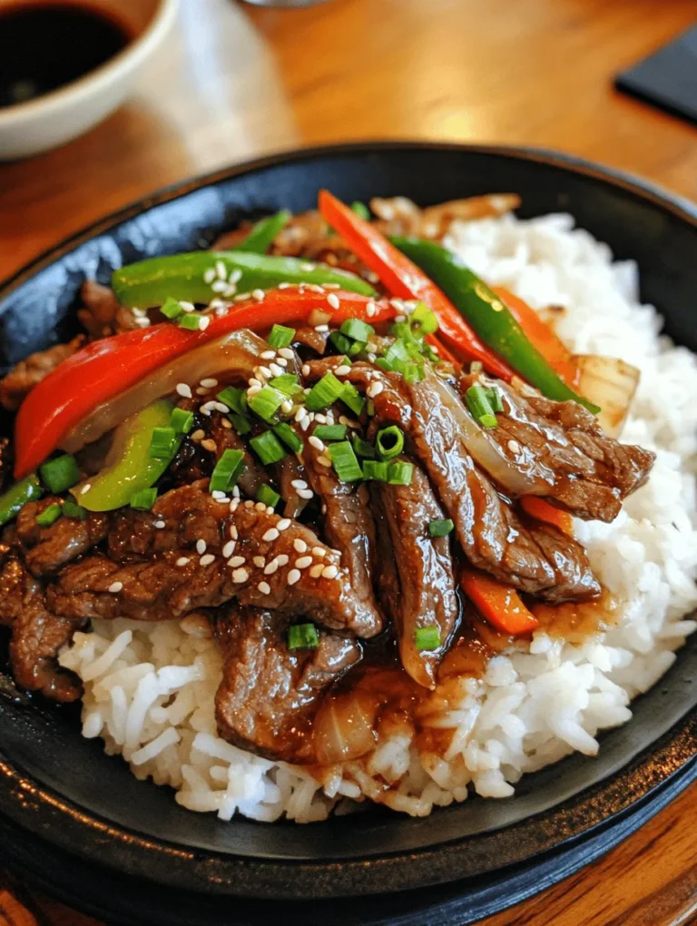 If you're on the hunt for a dish that perfectly balances quick preparation with rich, savory flavors, look no further than Sizzling Beef with Savory Oyster Sauce. This delectable recipe embodies the essence of Asian cuisine, combining tender beef sirloin with colorful vegetables and a luscious oyster sauce that will tantalize your taste buds. Ideal for busy weeknights or impressing guests at a dinner party, this dish not only delivers on taste but also on nutritional value, making it a well-rounded meal.