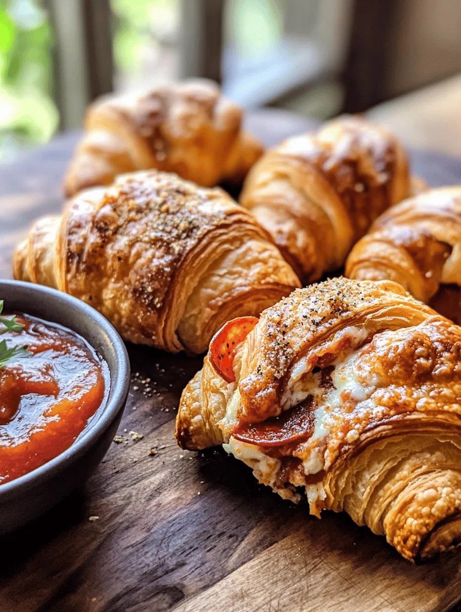 Imagine the delightful fusion of classic Italian flavors wrapped in warm, flaky pastry. The Mozzarella Pepperoni Croissant Rolls are not just a treat for the taste buds but also a feast for the eyes, making them an ideal addition to any gathering. Whether you’re hosting a lively party or enjoying a cozy family night, these rolls are a crowd-pleaser that even the novice cook can master. The recipe embraces the ever-growing trend of simple yet satisfying culinary creations, allowing you to whip up something impressive without spending hours in the kitchen.