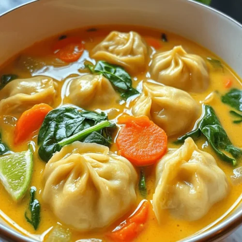 Imagine a bowl steaming with aromatic spices, enveloping tender dumplings that burst with flavor at the first bite. This is the essence of Soul-Warming Curry Dumpling Soup—a dish that transcends mere sustenance to become a comforting embrace in a bowl. With its roots in various culinary traditions, this soup combines the heartiness of dumplings with the rich, aromatic qualities of curry, creating a dish that not only satisfies hunger but also warms the spirit.