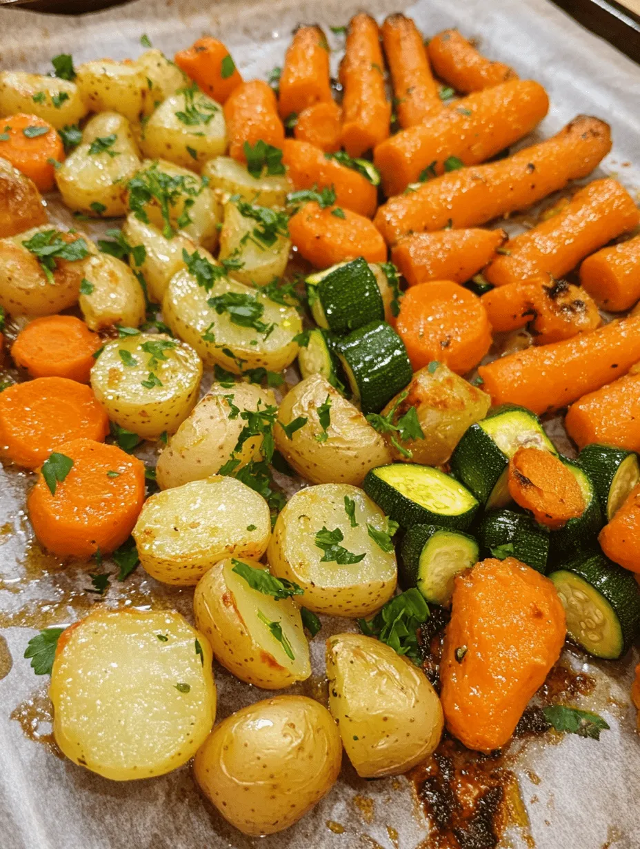 Garlic Herb Roasted Potatoes, Carrots, and Zucchini is a delightful dish that embodies the essence of comfort food while promoting a healthy lifestyle. This simple yet flavorful recipe brings together the earthy sweetness of carrots, the tender crispness of zucchini, and the hearty satisfaction of baby potatoes, all enhanced by the aromatic touch of garlic and a medley of herbs. Whether you're looking for a side dish to accompany your main course or a wholesome vegetarian option, this roasted vegetable medley is both versatile and irresistibly delicious.