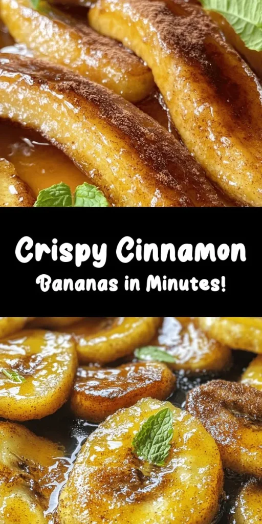 Indulge in the sweet bliss of pan-fried cinnamon bananas! This quick and easy recipe transforms ripe bananas into a warm, caramelized delight perfect for breakfast or dessert. With just a few ingredients—bananas, butter, brown sugar, and cinnamon—you can create a heavenly treat in just 15 minutes. Add a touch of honey for extra sweetness and garnish with fresh mint for a vibrant finish. Enjoy this irresistible combination of flavors today!