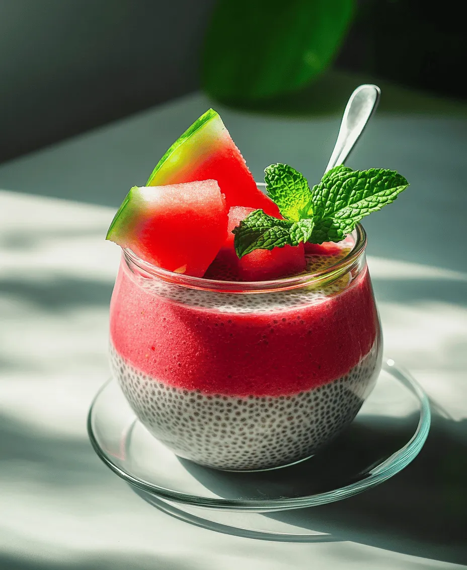 In today's fast-paced world, finding healthy breakfast options that are both nourishing and delicious can often feel like a challenge. However, the trend of health-conscious eating has led to the rise of innovative and easy breakfast recipes that cater to our busy lifestyles. One such delightful option is chia pudding, which has gained popularity for its versatility and impressive nutritional profile. This Refreshing Watermelon Chia Pudding Breakfast Jar not only showcases the vibrant flavors of summer but also packs a powerful nutritional punch.