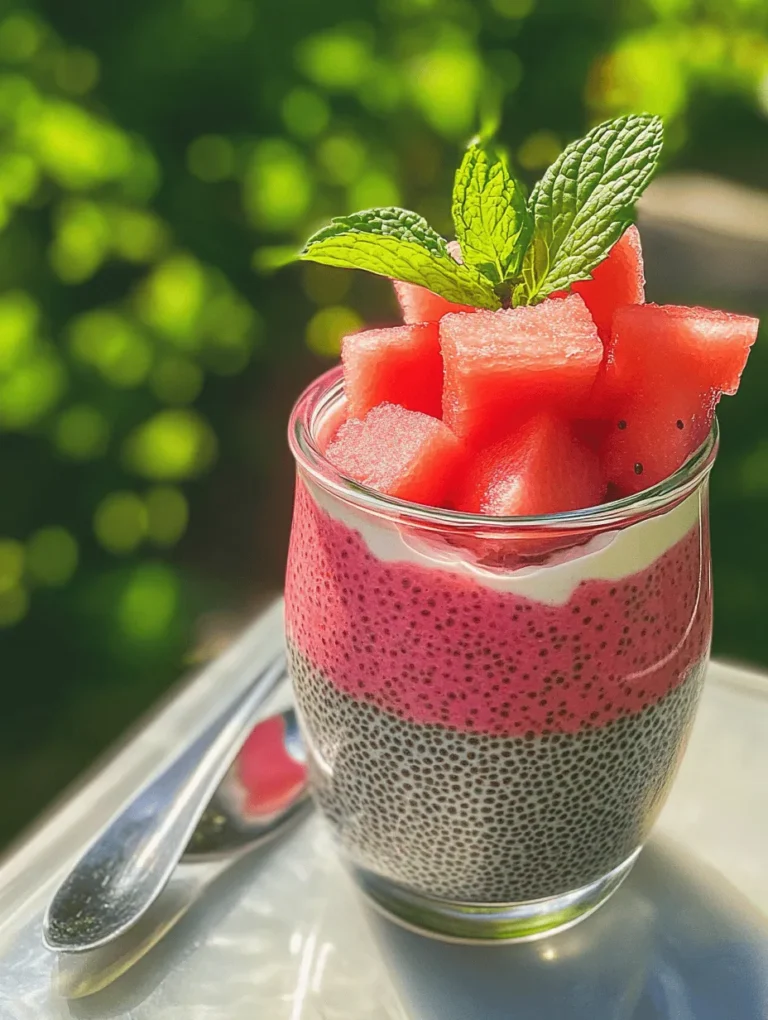 In today's fast-paced world, finding healthy breakfast options that are both nourishing and delicious can often feel like a challenge. However, the trend of health-conscious eating has led to the rise of innovative and easy breakfast recipes that cater to our busy lifestyles. One such delightful option is chia pudding, which has gained popularity for its versatility and impressive nutritional profile. This Refreshing Watermelon Chia Pudding Breakfast Jar not only showcases the vibrant flavors of summer but also packs a powerful nutritional punch.