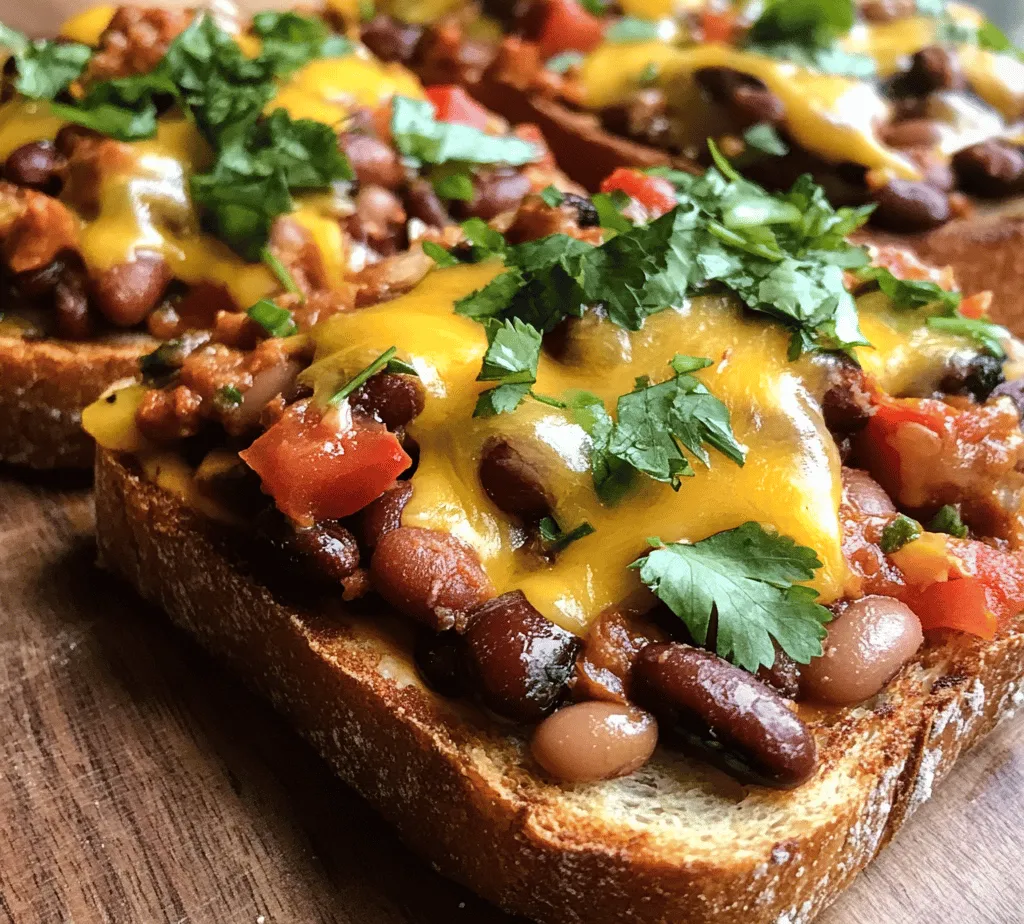 Cheesy Masala Beans on Toast is a delightful fusion dish that brings together the comforting elements of traditional Indian flavors with the simplicity of a classic toast. Originating from the culinary creativity found in Indian households, this dish has evolved to cater to various palates and dietary preferences, making it a favorite among vegetarians and anyone looking for a quick yet satisfying meal. Whether you're looking for a hearty breakfast, a quick lunch, or a late-night snack, Cheesy Masala Beans on Toast is versatile enough to fit any occasion.