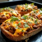 Cheesy Masala Beans on Toast is a delightful fusion dish that brings together the comforting elements of traditional Indian flavors with the simplicity of a classic toast. Originating from the culinary creativity found in Indian households, this dish has evolved to cater to various palates and dietary preferences, making it a favorite among vegetarians and anyone looking for a quick yet satisfying meal. Whether you're looking for a hearty breakfast, a quick lunch, or a late-night snack, Cheesy Masala Beans on Toast is versatile enough to fit any occasion.