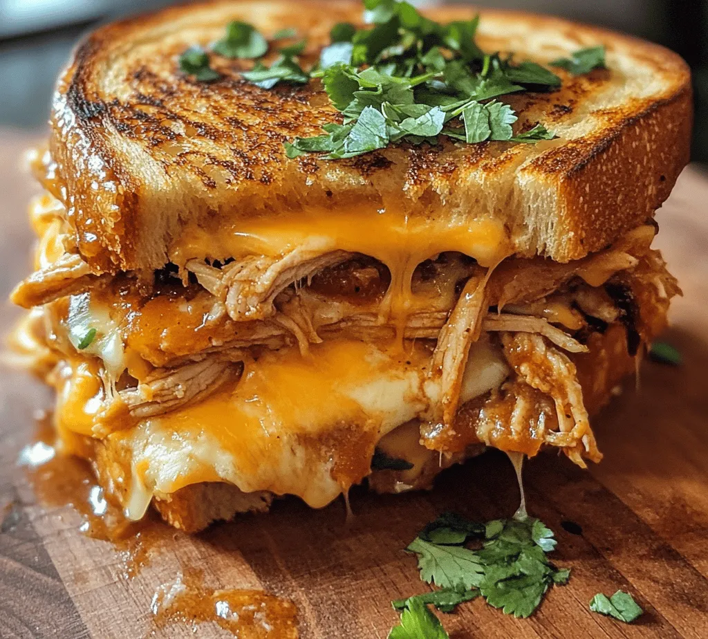 In the world of comfort food, few dishes can rival the beloved grilled cheese sandwich. It has captured hearts and taste buds for generations, offering a warm, melty slice of nostalgia with each bite. But what if we could elevate this classic to new heights? Enter the BBQ Chicken Grilled Cheese, a delicious fusion that takes the traditional grilled cheese sandwich and infuses it with the smoky, tangy goodness of BBQ chicken. This innovative dish is not just a meal; it’s a culinary experience that marries tender, shredded chicken, rich cheeses, and your favorite BBQ sauce into a mouthwatering sandwich that's perfect for any occasion.