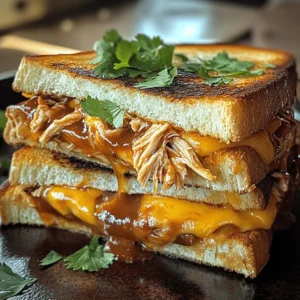 In the world of comfort food, few dishes can rival the beloved grilled cheese sandwich. It has captured hearts and taste buds for generations, offering a warm, melty slice of nostalgia with each bite. But what if we could elevate this classic to new heights? Enter the BBQ Chicken Grilled Cheese, a delicious fusion that takes the traditional grilled cheese sandwich and infuses it with the smoky, tangy goodness of BBQ chicken. This innovative dish is not just a meal; it’s a culinary experience that marries tender, shredded chicken, rich cheeses, and your favorite BBQ sauce into a mouthwatering sandwich that's perfect for any occasion.