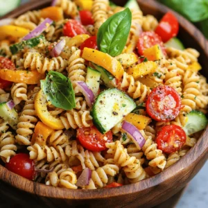 Pasta salads have long earned their place as a beloved staple in the culinary world, renowned for their versatility and appeal. Whether you’re hosting a summer barbecue, packing a dish for a picnic, or simply looking for a quick lunch option, pasta salads can be tailored to suit any occasion. The Zesty Lemon Basil Pasta Salad stands out among the myriad of recipes available, combining fresh, vibrant ingredients to create a dish that is not only delicious but also visually appealing.