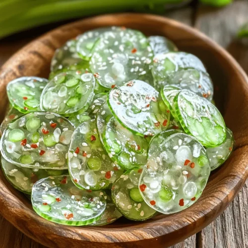 Crisp, refreshing, and bursting with flavor, Crunchy Asian Cucumber Salad is a vibrant dish that perfectly embodies the essence of Asian cuisine. This salad is not just a side dish; it’s a celebration of fresh ingredients and bold flavors that elevate any meal. Originating from various Asian culinary traditions, this salad has become a favorite across the globe due to its simplicity and ability to complement a wide range of dishes, from grilled meats to rice bowls.