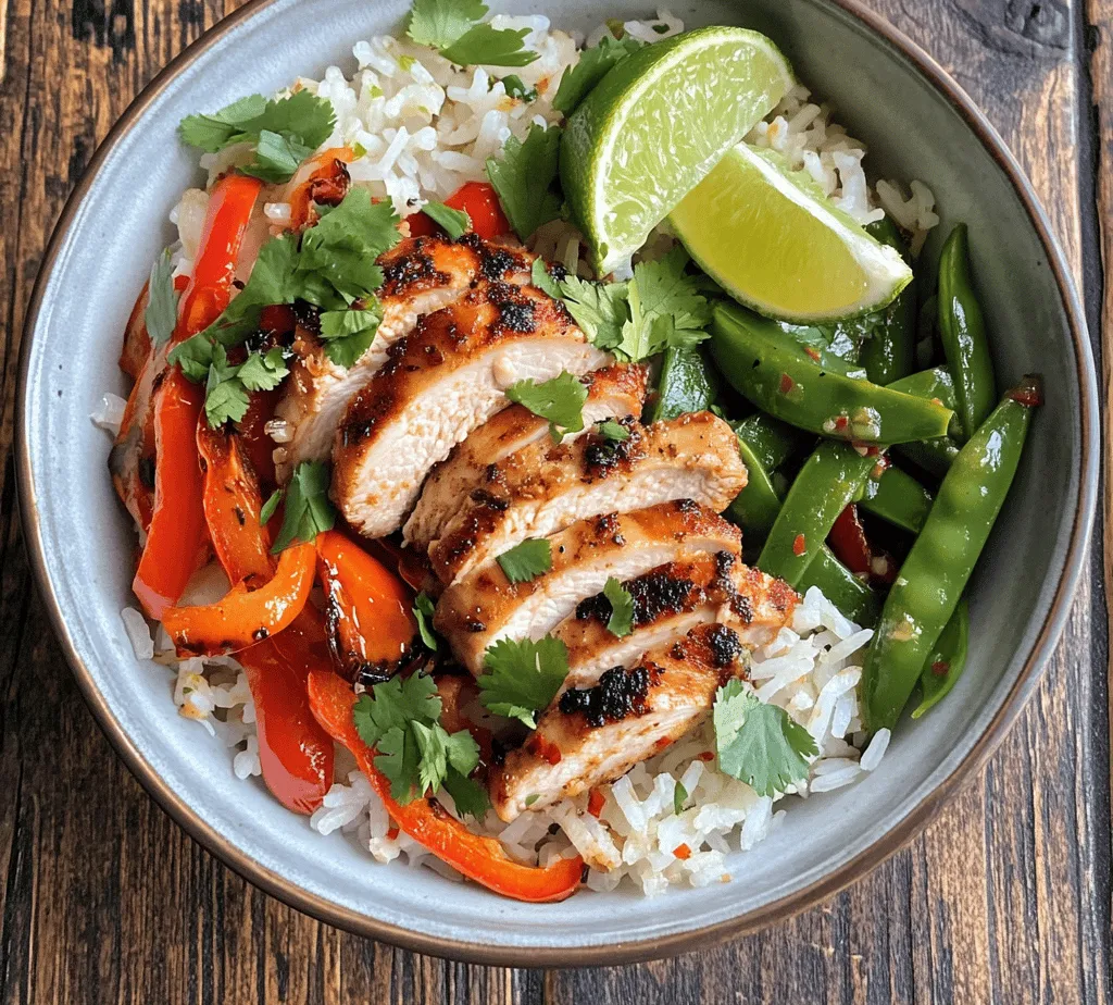 If you're searching for a dish that tantalizes the taste buds while offering a fulfilling and nutritious meal option, look no further than the Coconut Chicken Rice Bowl. This delightful recipe brings together the fragrant qualities of jasmine rice and the rich creaminess of coconut milk, creating a harmonious base for tender marinated chicken and a vibrant array of colorful vegetables. The Coconut Chicken Rice Bowl is not just a feast for the palate; it’s also a feast for the eyes, making it an appealing choice for family dinners or meal prep for busy weekdays.