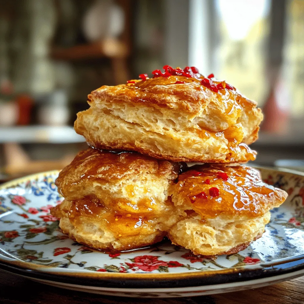 If you're looking for a dish that perfectly marries sweet and spicy flavors, look no further than Spicy-Sweet Hot Honey Chicken Biscuits. This innovative recipe captures the essence of Southern comfort food while adding a modern twist that elevates the classic chicken biscuit to new heights. Imagine biting into a flaky biscuit, generously layered with tender, juicy chicken that has been marinated to perfection and drizzled with homemade hot honey—it's a flavor experience unlike any other.