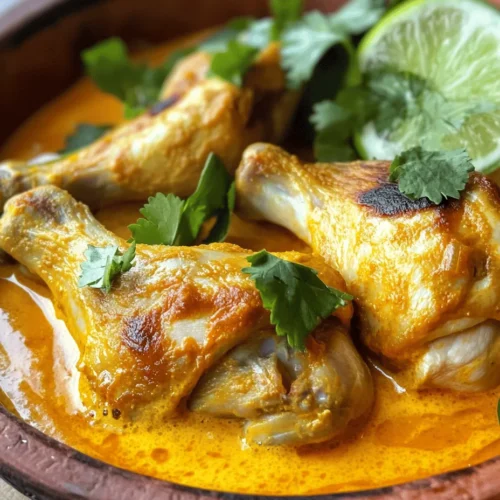Kuku Paka, a beloved dish in East African cuisine, is a tantalizing chicken curry that seamlessly blends the rich flavors of coconut milk with an array of aromatic spices. This traditional meal is particularly popular in countries like Kenya and Tanzania, where it is often served on special occasions and family gatherings. The dish's roots are deeply embedded in East African culture, showcasing a harmonious fusion of indigenous ingredients and culinary influences from the coastal regions.