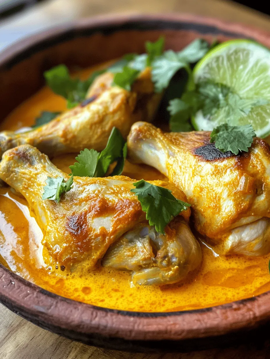Kuku Paka, a beloved dish in East African cuisine, is a tantalizing chicken curry that seamlessly blends the rich flavors of coconut milk with an array of aromatic spices. This traditional meal is particularly popular in countries like Kenya and Tanzania, where it is often served on special occasions and family gatherings. The dish's roots are deeply embedded in East African culture, showcasing a harmonious fusion of indigenous ingredients and culinary influences from the coastal regions.