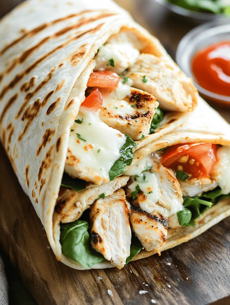 If you’re seeking a dish that combines bold flavors with satisfying textures, look no further than the delightful cheesy garlic chicken wraps. This recipe marries tender chicken breasts marinated in rich garlic butter with a medley of fresh vegetables and melted cheeses, all enveloped in a soft tortilla. Ideal for a quick weeknight dinner, a crowd-pleasing lunch, or even an outdoor picnic, these wraps promise to be a hit on any occasion.