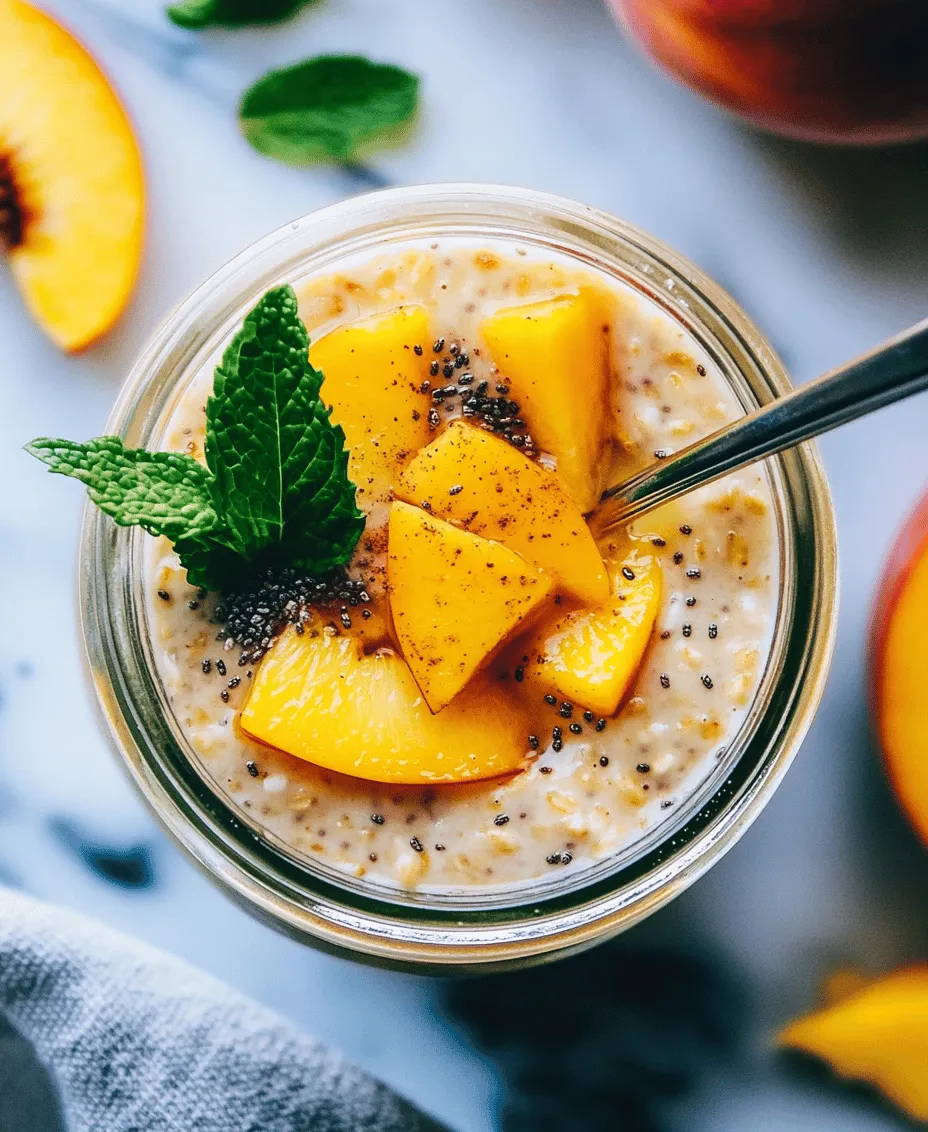In today's fast-paced world, breakfast often takes a backseat. However, with the rise of healthy food trends, overnight oats have emerged as a simple yet nutritious option for busy mornings. This no-cook method allows you to prepare a wholesome meal the night before, so you can grab it and go as you rush out the door. Among the myriad of flavor combinations, one that stands out is the delightful pairing of oats and peaches.