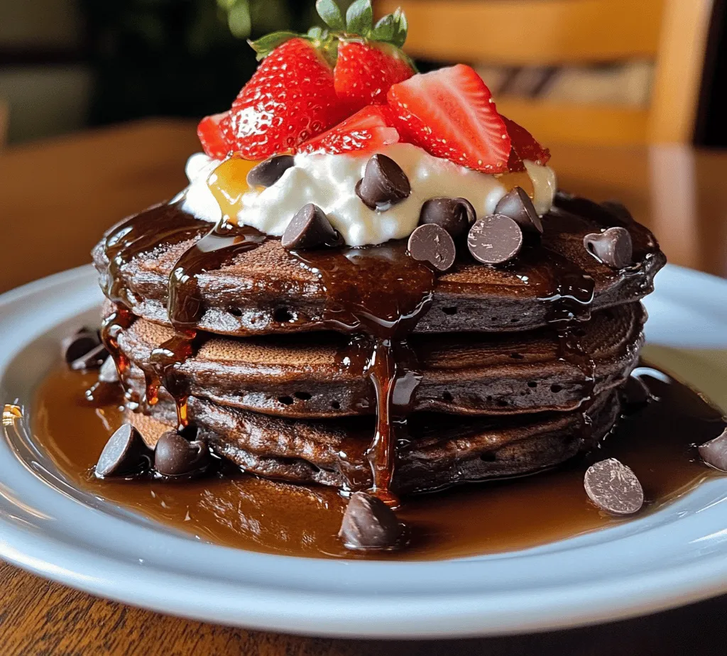 Pancakes are a beloved breakfast staple around the world, cherished for their versatility, ease of preparation, and delightful taste. They can be enjoyed plain, topped with fruit, or smothered in syrup, making them a canvas for culinary creativity. However, when it comes to elevating the pancake experience, nothing quite compares to the indulgence of chocolate pancakes. These decadent treats have an undeniable allure, captivating both the young and the young at heart. Whether you're looking to impress your family with a special breakfast or simply treat yourself to a sweet morning delight, chocolate pancakes are sure to satisfy.