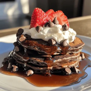 Pancakes are a beloved breakfast staple around the world, cherished for their versatility, ease of preparation, and delightful taste. They can be enjoyed plain, topped with fruit, or smothered in syrup, making them a canvas for culinary creativity. However, when it comes to elevating the pancake experience, nothing quite compares to the indulgence of chocolate pancakes. These decadent treats have an undeniable allure, captivating both the young and the young at heart. Whether you're looking to impress your family with a special breakfast or simply treat yourself to a sweet morning delight, chocolate pancakes are sure to satisfy.