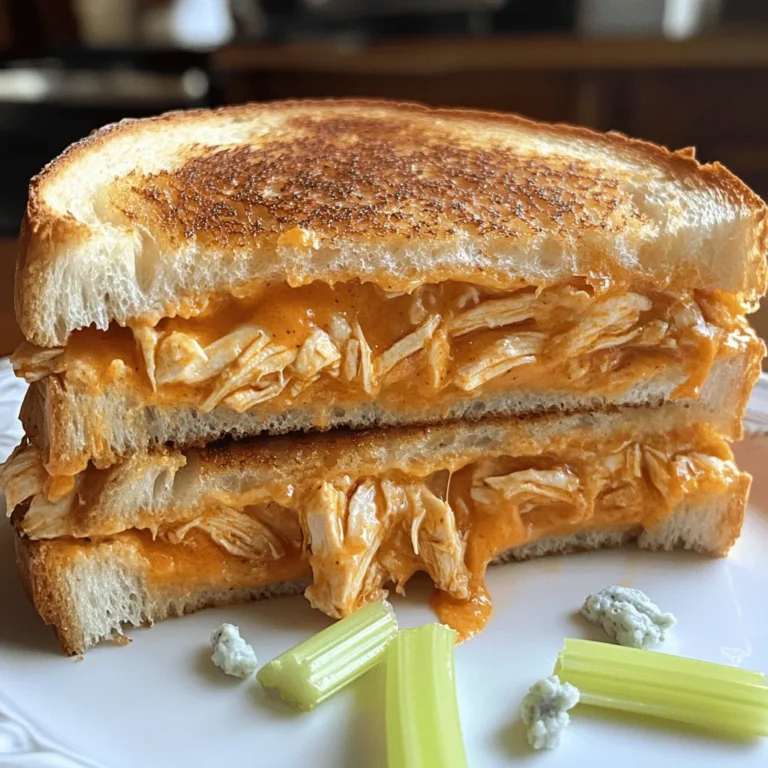 To appreciate the Buffalo Chicken Grilled Cheese Sandwich fully, it’s essential to explore the origins of Buffalo chicken itself. This culinary staple traces its roots back to Buffalo, New York, where the famous Buffalo wings were first created in 1964 at the Anchor Bar. The original recipe involved deep-frying chicken wings and tossing them in a unique blend of hot sauce and butter, resulting in a spicy, tangy flavor that quickly gained popularity.