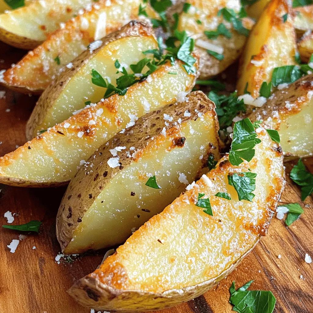 To create the perfect baked garlic Parmesan potato wedges, understanding the role of each ingredient is crucial. Let’s break down the essential components that contribute to this delightful dish: