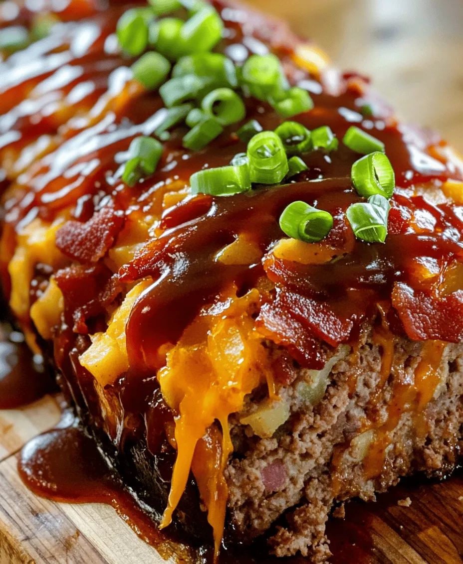 Meatloaf is a classic comfort food that has graced dinner tables across America for generations. Its hearty combination of ground meat, seasonings, and binding agents creates a dish that is not only filling but also a canvas for culinary creativity. Traditionally, meatloaf is a straightforward dish, but the Ultimate Loaded Potato Meatloaf takes this beloved recipe to a whole new level. Infused with the flavors of loaded baked potatoes, this version incorporates creamy mashed potatoes, rich cheese, and savory toppings, transforming a simple meatloaf into a sumptuous meal that is sure to impress.