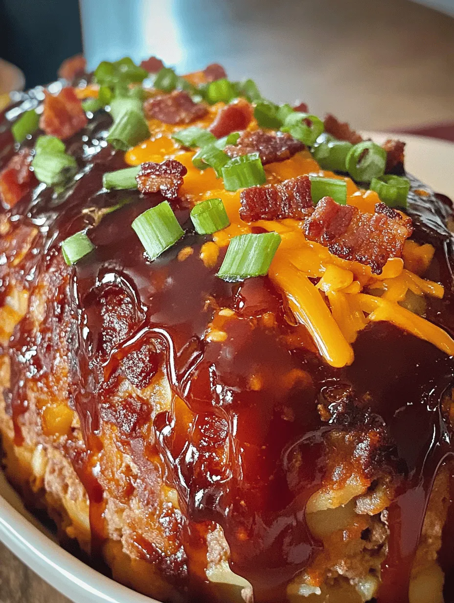 Meatloaf is a classic comfort food that has graced dinner tables across America for generations. Its hearty combination of ground meat, seasonings, and binding agents creates a dish that is not only filling but also a canvas for culinary creativity. Traditionally, meatloaf is a straightforward dish, but the Ultimate Loaded Potato Meatloaf takes this beloved recipe to a whole new level. Infused with the flavors of loaded baked potatoes, this version incorporates creamy mashed potatoes, rich cheese, and savory toppings, transforming a simple meatloaf into a sumptuous meal that is sure to impress.
