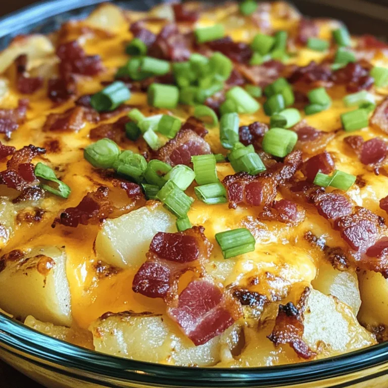 Breakfast is often touted as the most important meal of the day, and for good reason. Taking the time to enjoy a hearty breakfast can set a positive tone for the hours that follow. Among the various breakfast options, breakfast casseroles have surged in popularity due to their convenience and ability to serve multiple people at once. One standout recipe that embodies the essence of a satisfying breakfast is the Cheesy Bacon Potato Breakfast Casserole. This dish combines an irresistible medley of flavors and textures that are sure to delight everyone at the table.