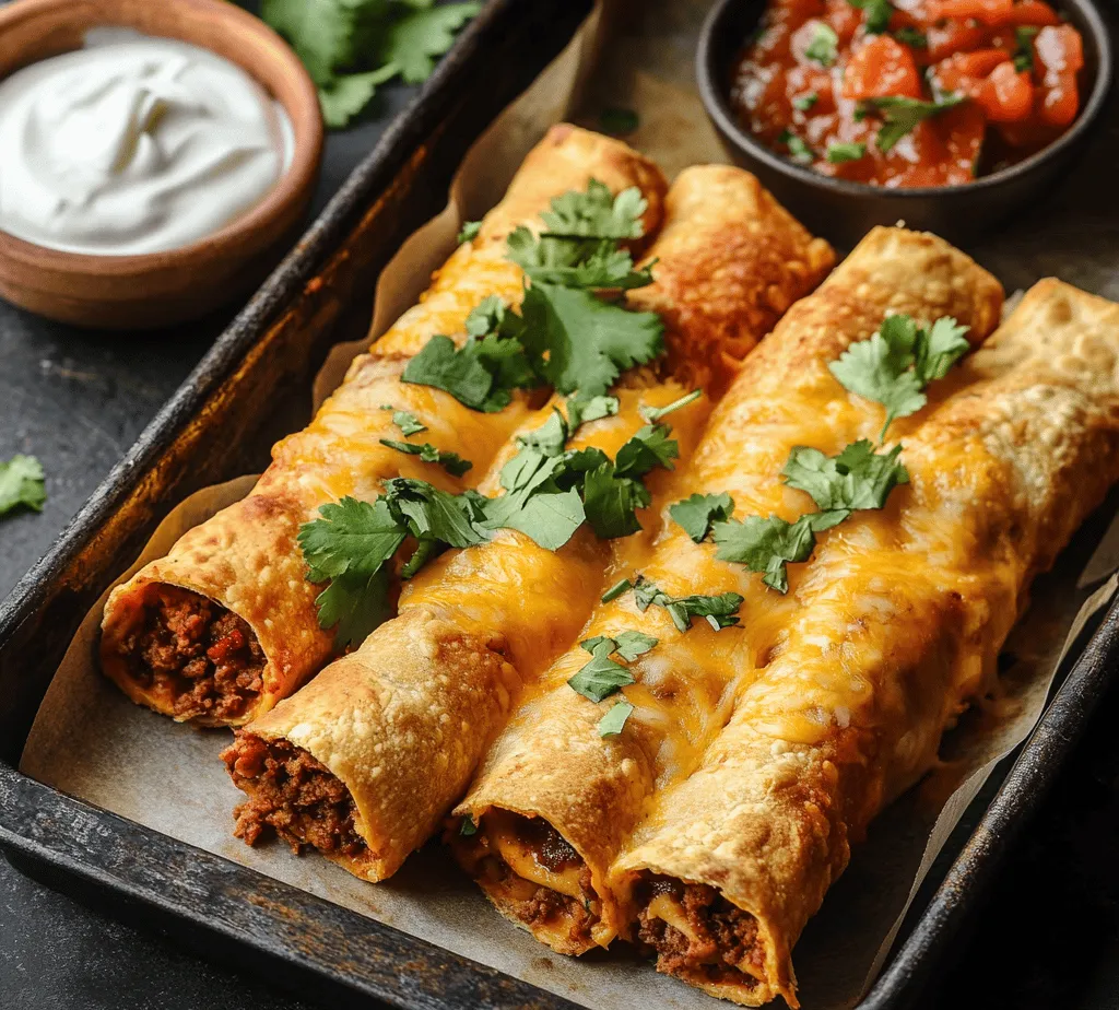 Cheesy Taco Sticks have quickly become a beloved party snack, appealing to both kids and adults alike. Imagine crispy, golden-brown tortillas filled with a savory blend of seasoned meat, gooey cheese, and bold taco flavors all rolled up into a convenient finger food. This delightful dish perfectly marries the classic taste of tacos with the fun, easy-to-eat format of a stick, making it an ideal choice for gatherings, movie nights, or an after-school treat.