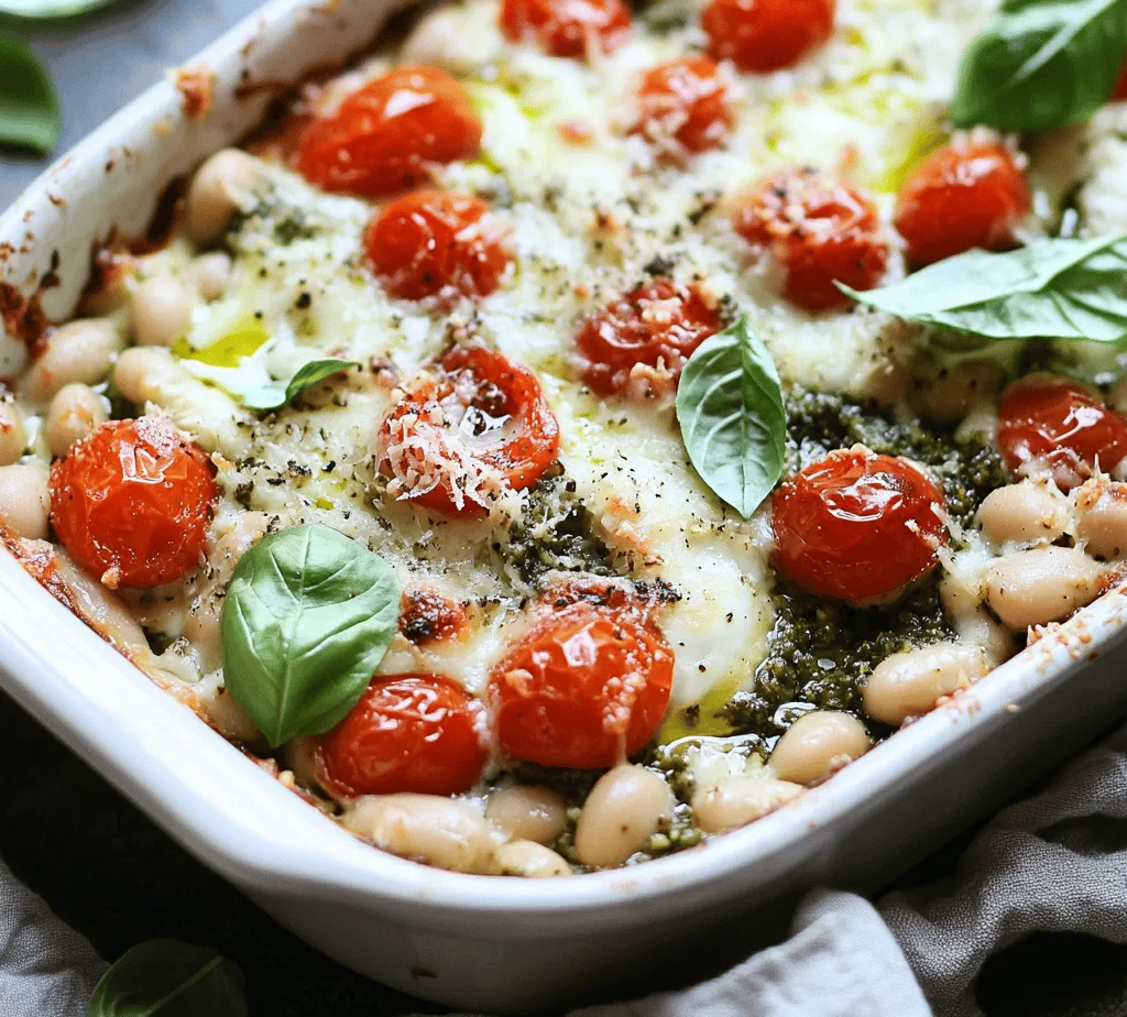If you're searching for a dish that is not only simple to prepare but also packed with flavor and nutrition, look no further than the White Bean and Pesto Bake. This delightful dish marries the creamy, rich texture of white beans with the fresh, aromatic notes of basil pesto, creating a culinary experience that's both satisfying and nourishing. It’s ideal for a variety of occasions, whether you’re whipping up a weeknight dinner or impressing guests at a gathering.