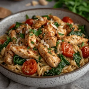 Are you on the lookout for a delicious and nutritious meal that can be prepared in no time? Look no further than our High Protein Chicken Orzo recipe! This dish is not only packed with flavor but also serves as a wholesome option that is perfect for lunch or dinner. Whether you're a busy professional, a student, or a parent juggling multiple responsibilities, this recipe offers a quick and healthy solution that satisfies hunger without compromising on taste.
