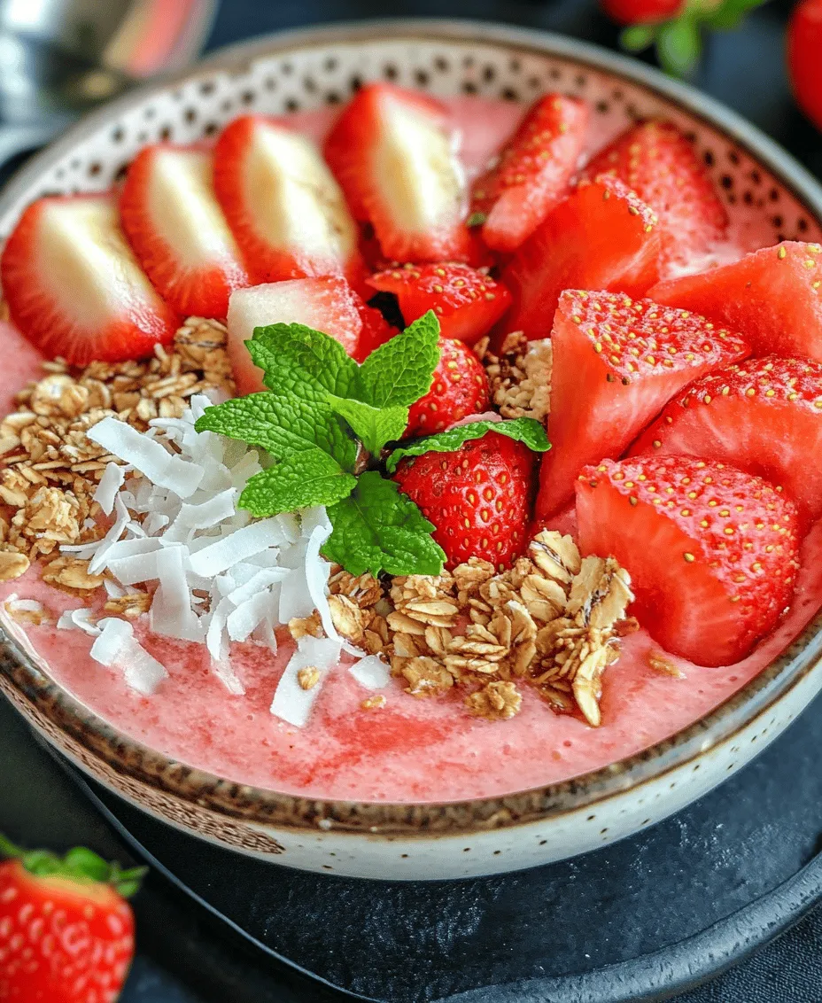 In recent years, smoothie bowls have surged in popularity as a vibrant and nutritious breakfast or snack option. These delightful creations are not only visually appealing but also provide a quick and easy way to incorporate a variety of fruits into your diet. One standout recipe that perfectly embodies the essence of summer is the Refreshing Watermelon and Strawberry Smoothie Bowl. Bursting with color and flavor, this smoothie bowl offers a revitalizing taste that is sure to awaken your senses.