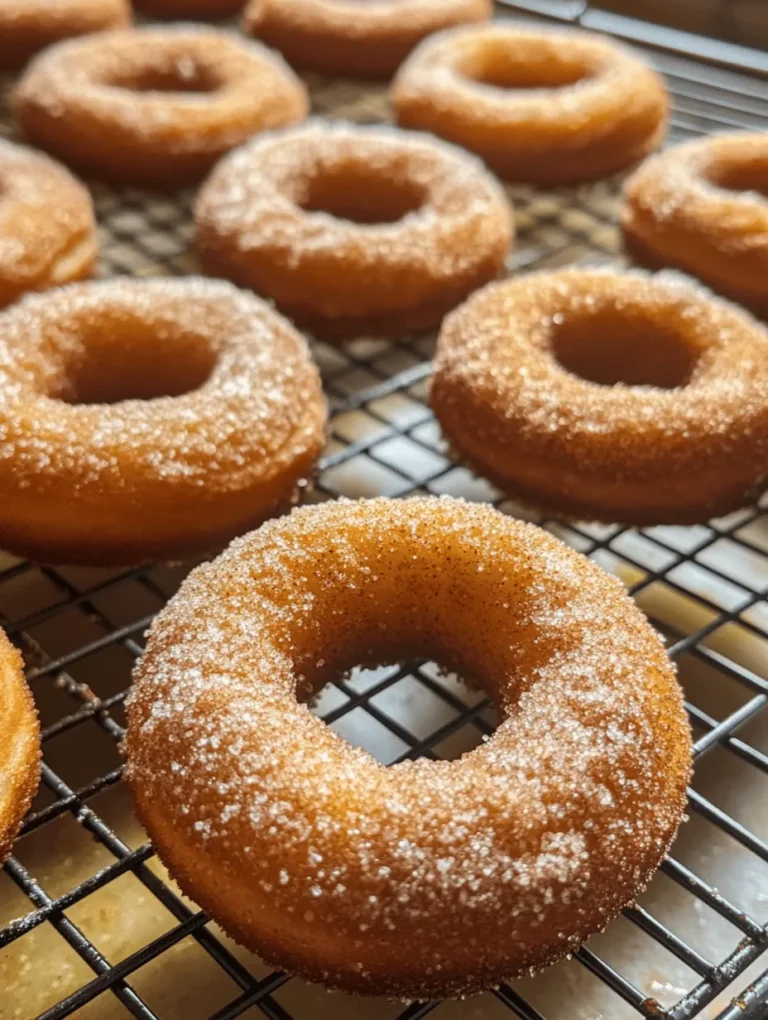 As the leaves begin to turn and the air becomes crisp, the delightful aroma of apple cider donuts fills the air, marking the arrival of fall festivities. These delectable treats have become a seasonal favorite, often found at orchards, fairs, and farmers' markets. There’s something truly special about biting into a warm, fluffy apple cider donut dusted with cinnamon sugar, perfectly embodying the flavors of autumn. Making these donuts at home not only allows you to enjoy their irresistible taste but also fills your kitchen with the comforting scents of spices and sweet apple.