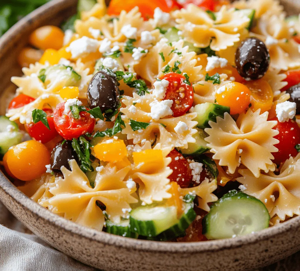 Pasta salad is one of those culinary creations that transcends the boundaries of a singular occasion. Whether it graces your dinner table, accompanies a summer barbecue, or serves as a delightful dish for a potluck, pasta salad showcases the versatility of ingredients and flavors. Among the many variations, the Bow Tie Pasta Salad Delight stands out as a vibrant and flavorful option. This dish captures the essence of fresh ingredients, delivering a burst of color and taste that is bound to please any palate.