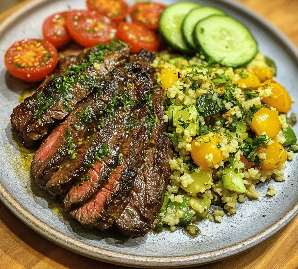In the world of culinary delights, few dishes can rival the robust flavors and vibrant colors of Grilled Skirt Steak with Lemon Herb Couscous Salad. This dish seamlessly combines the smoky, tender notes of marinated skirt steak with the refreshing and zesty crunch of a herb-infused couscous salad. Perfect for summer barbecues or a simple family dinner, this recipe not only offers exceptional taste but also showcases the harmony between hearty and light ingredients. In this article, we’ll delve into the origins of skirt steak, the nutritional benefits of couscous, and step-by-step instructions on how to create this mouthwatering meal at home.