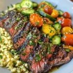 In the world of culinary delights, few dishes can rival the robust flavors and vibrant colors of Grilled Skirt Steak with Lemon Herb Couscous Salad. This dish seamlessly combines the smoky, tender notes of marinated skirt steak with the refreshing and zesty crunch of a herb-infused couscous salad. Perfect for summer barbecues or a simple family dinner, this recipe not only offers exceptional taste but also showcases the harmony between hearty and light ingredients. In this article, we’ll delve into the origins of skirt steak, the nutritional benefits of couscous, and step-by-step instructions on how to create this mouthwatering meal at home.