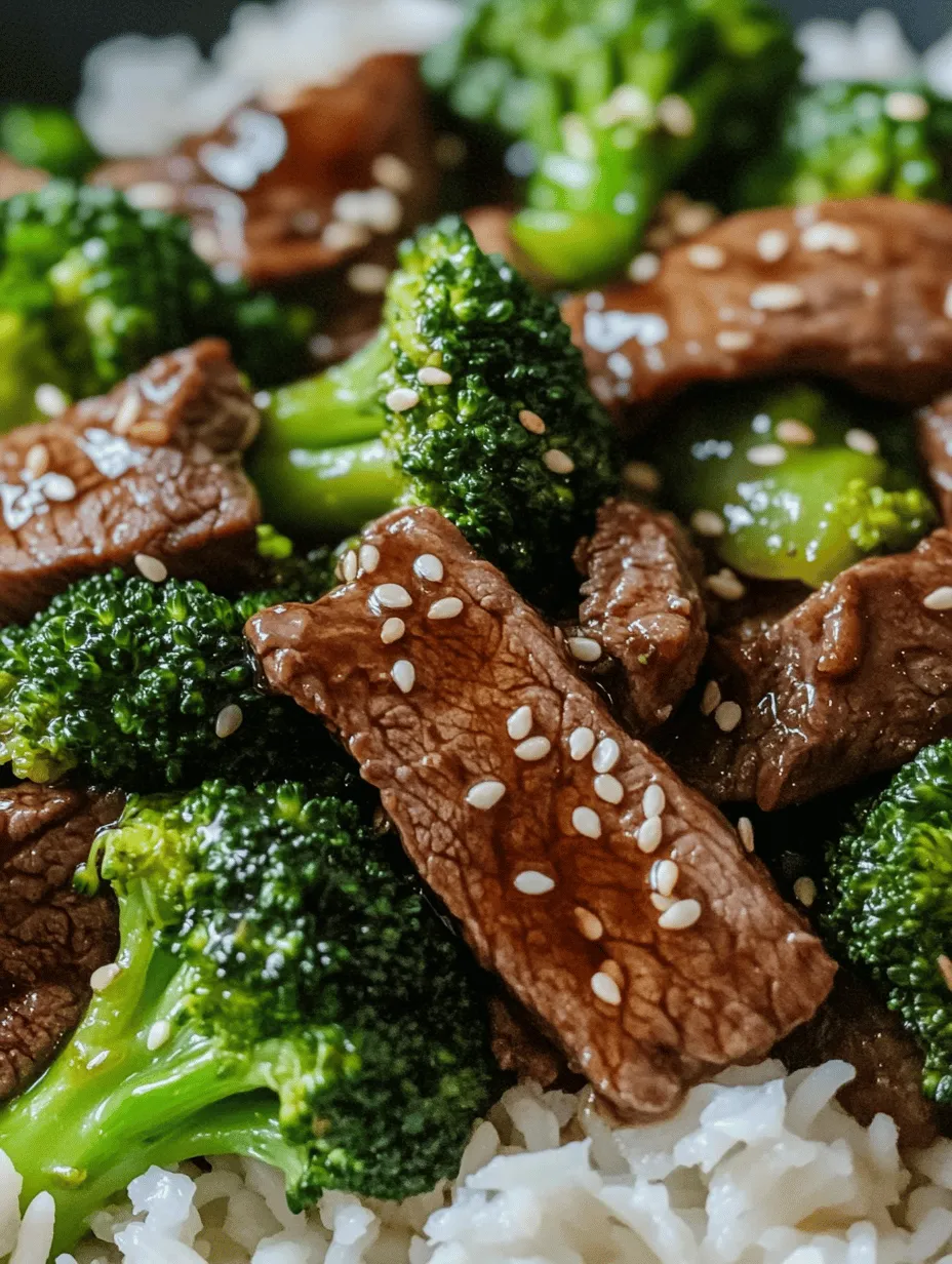 Stir-frying is an art form that emphasizes speed, freshness, and flavor. One of the primary appeals of dishes like Beef and Broccoli is their ability to be prepared in a matter of minutes, making them ideal for busy weeknight dinners. With just a few simple ingredients and a hot wok, you can create a meal that bursts with color and taste. The bright green of the broccoli contrasts beautifully with the rich, marinated beef, making it as visually appealing as it is delicious.